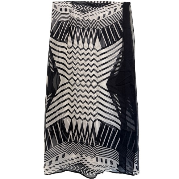 2/$20 Pia Rossini Vernazza Sarong Navy/White One Size NWT - Picture 2 of 5